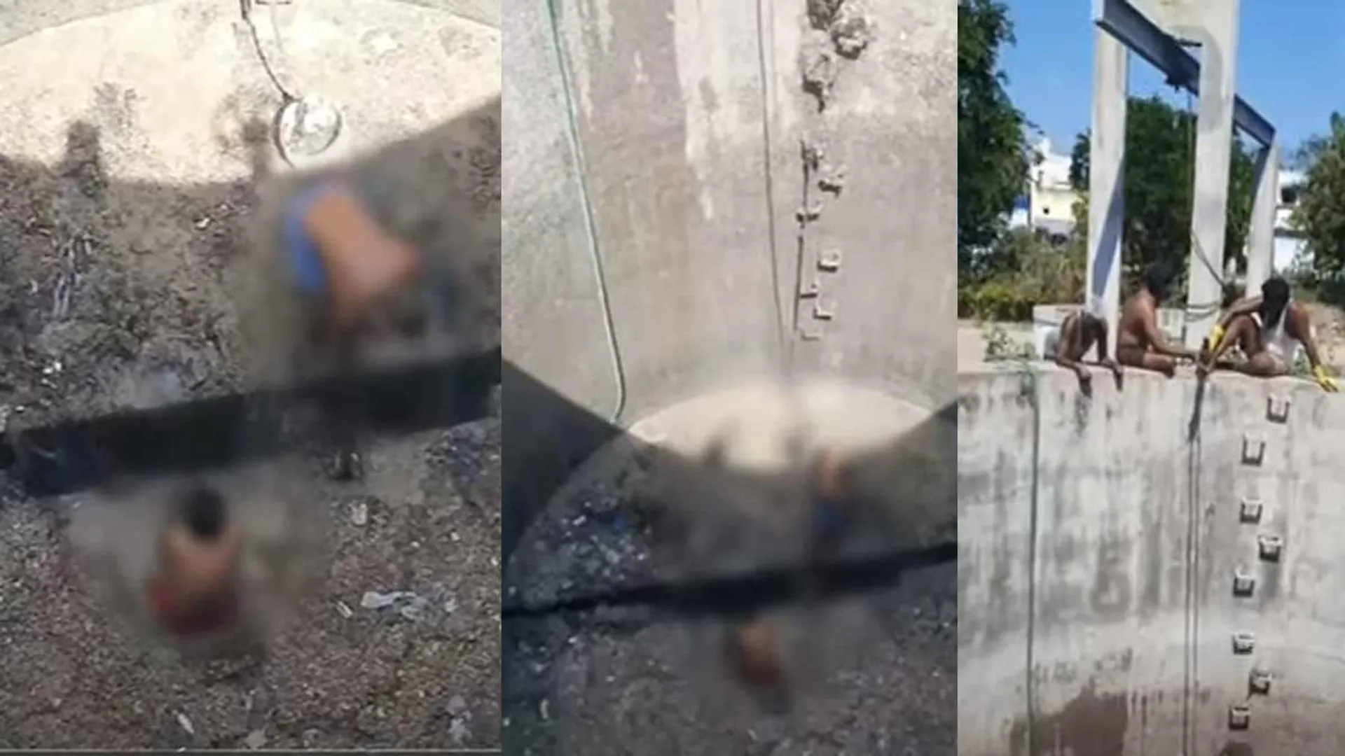 dispose of human waste by hand; Shocking video