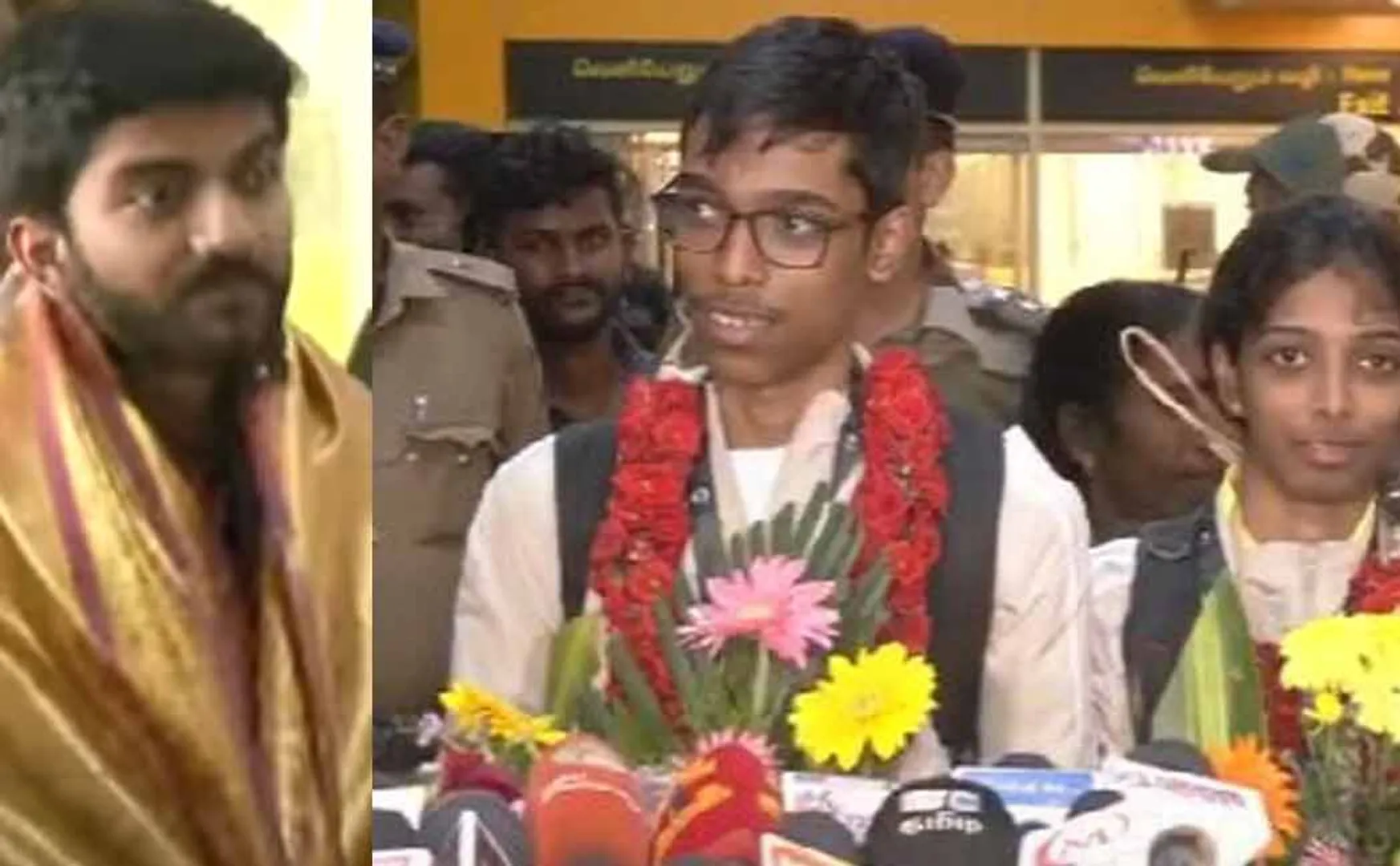 A warm welcome to the players who won gold in the Chess Olympiad