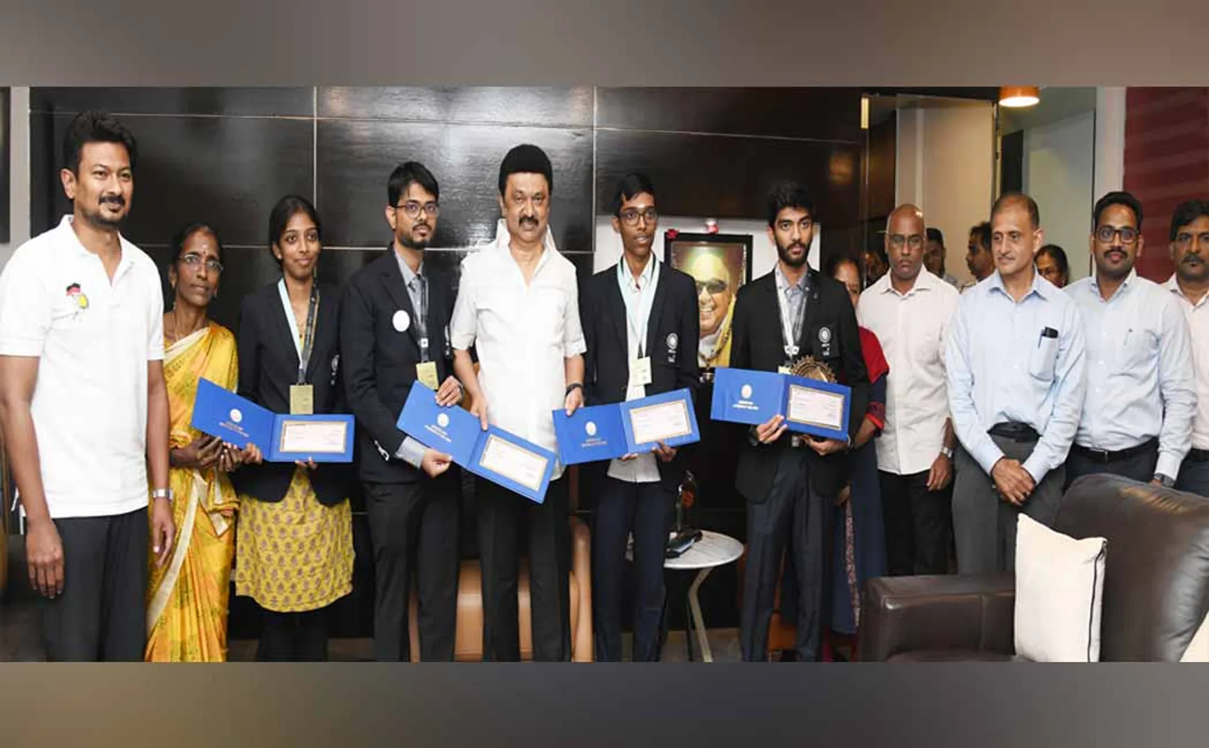 Incentives on behalf of the TN govt for the gold winners of the Chess Olympiad