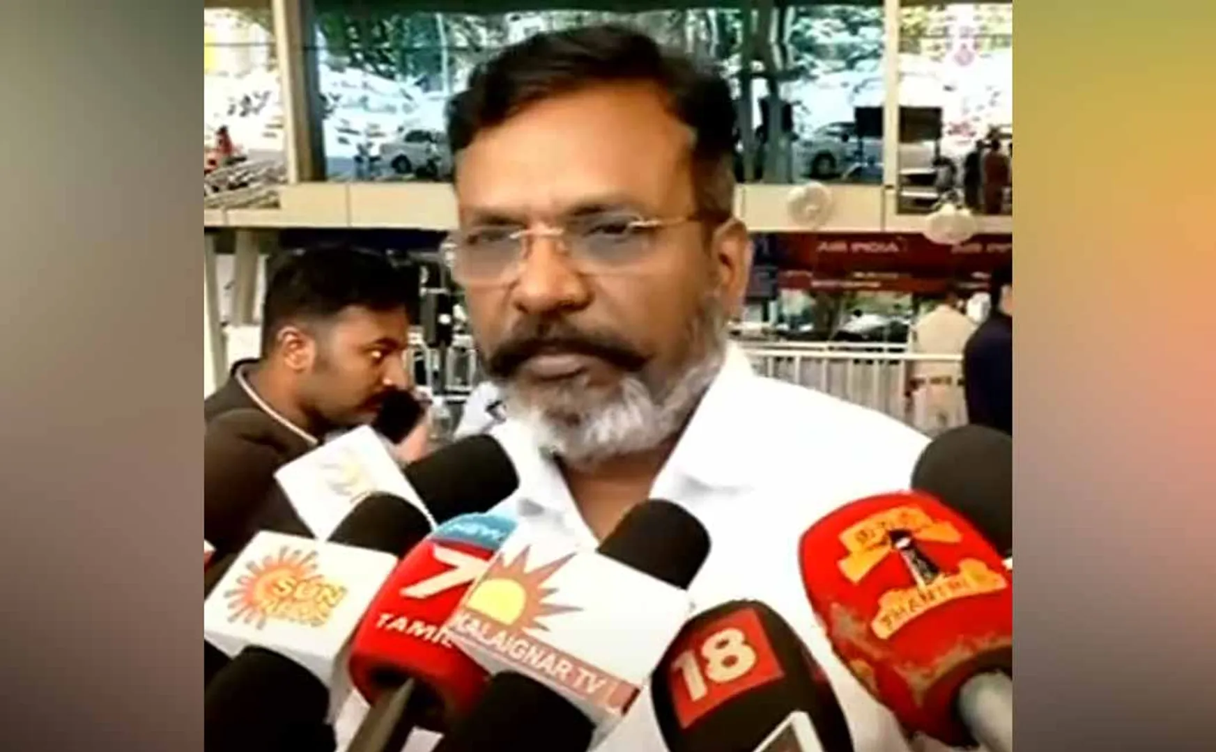 thol Thirumavalavan MP Answer for  will action be taken against Arjuna 