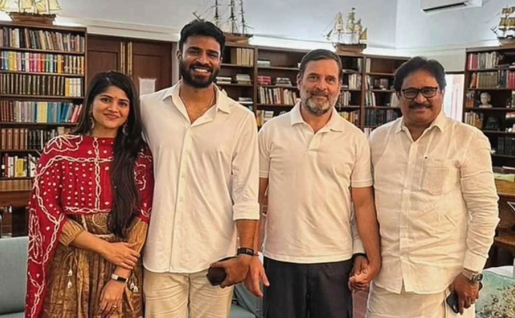megha akash meet rahul gandhi