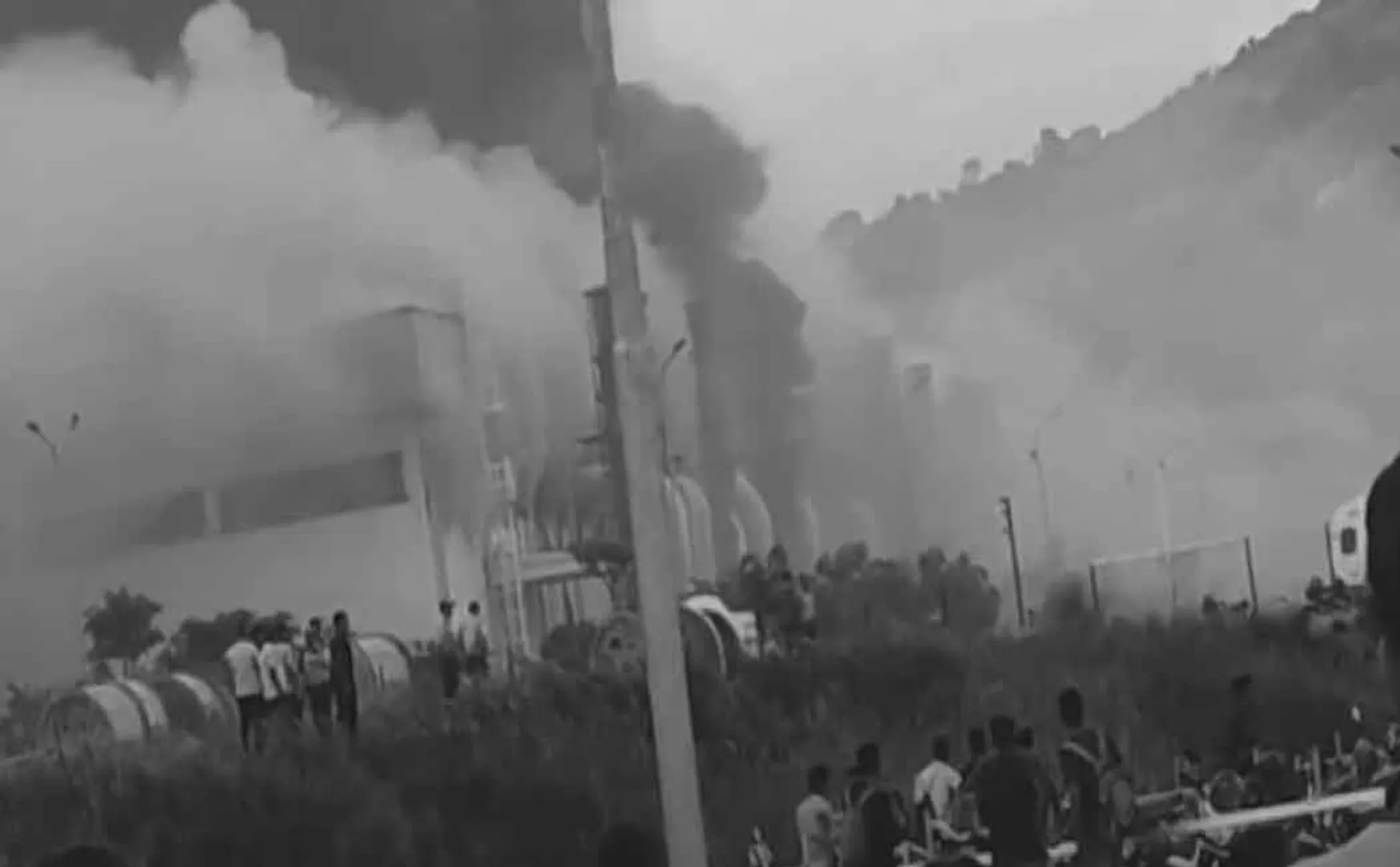 Hosur near Nagamangalam cell phone manufacturing company incident 