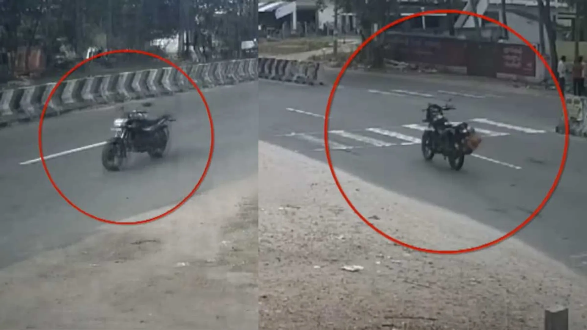 A bike that run on the road automatically; Terrible people