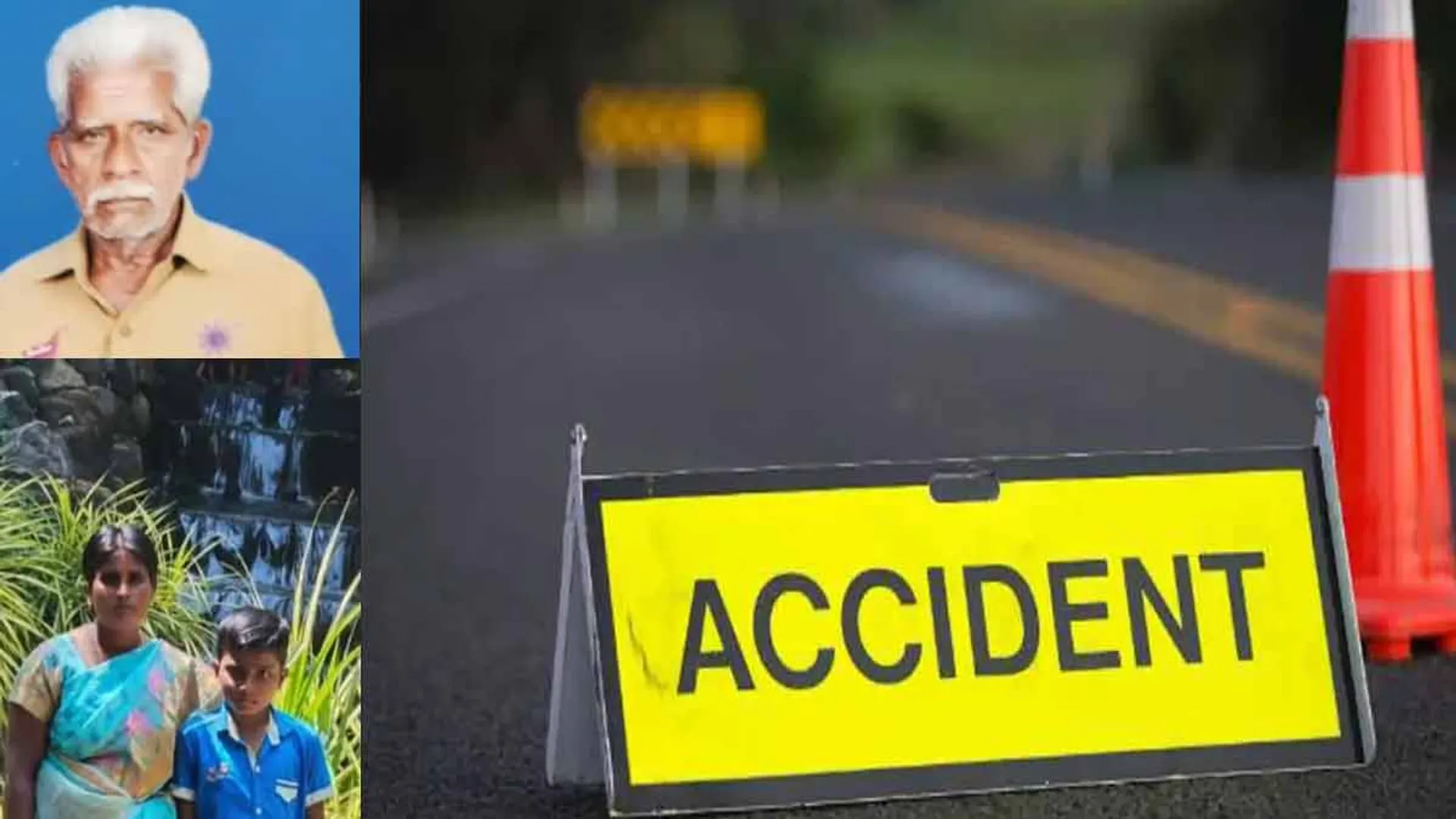 Accident while crossing the road- Three lose their live