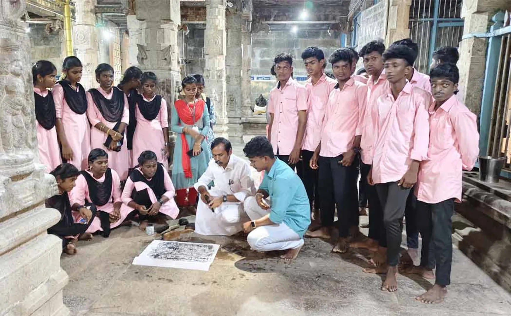 Temple Inscription Practice for College Students