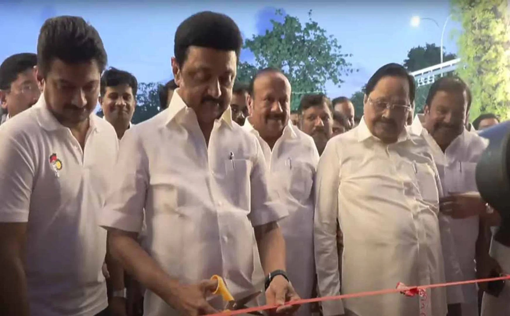 cm MK Stalin opened kalaignar Centenary Park 