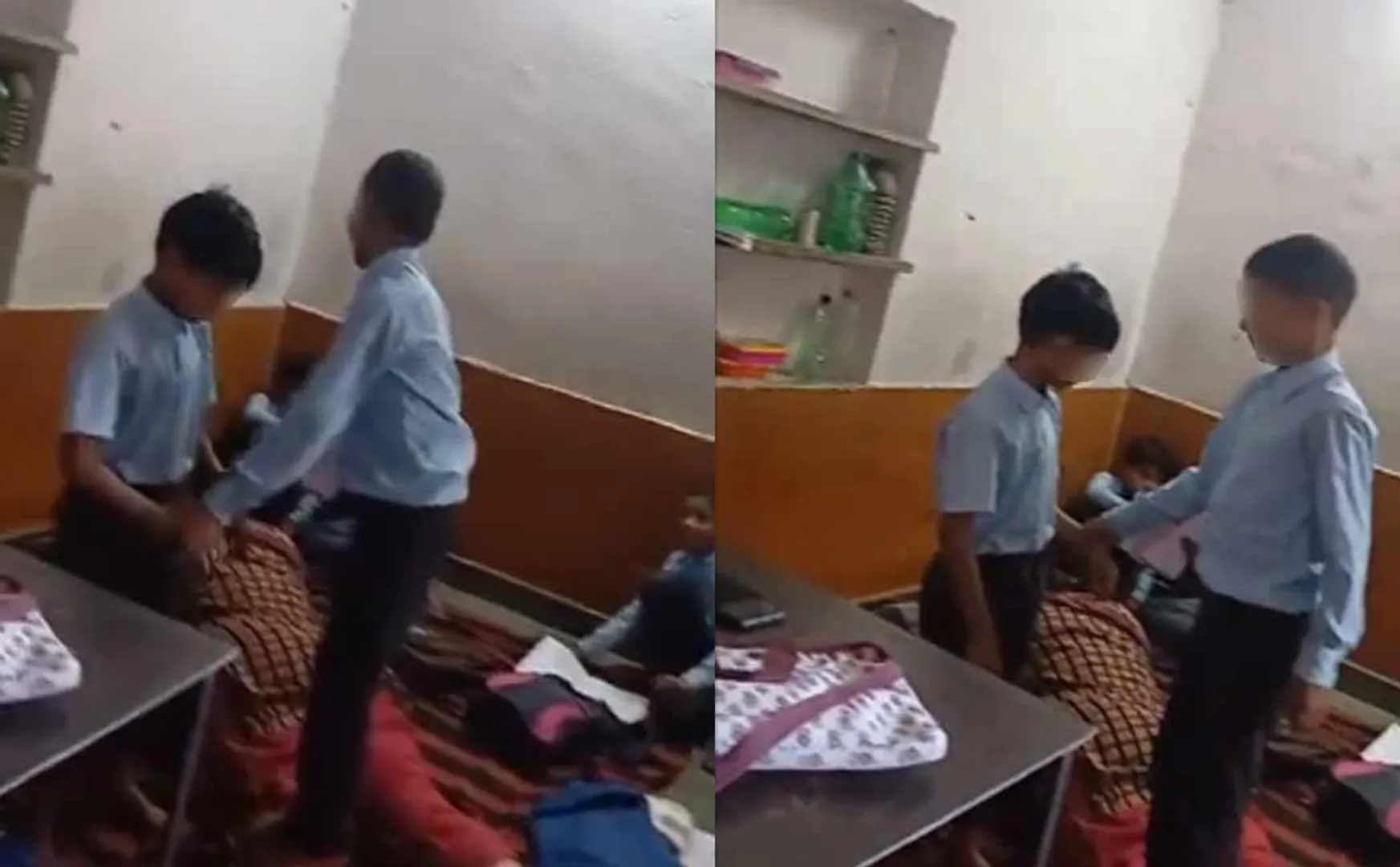 The teacher made the student massage in rajasthan