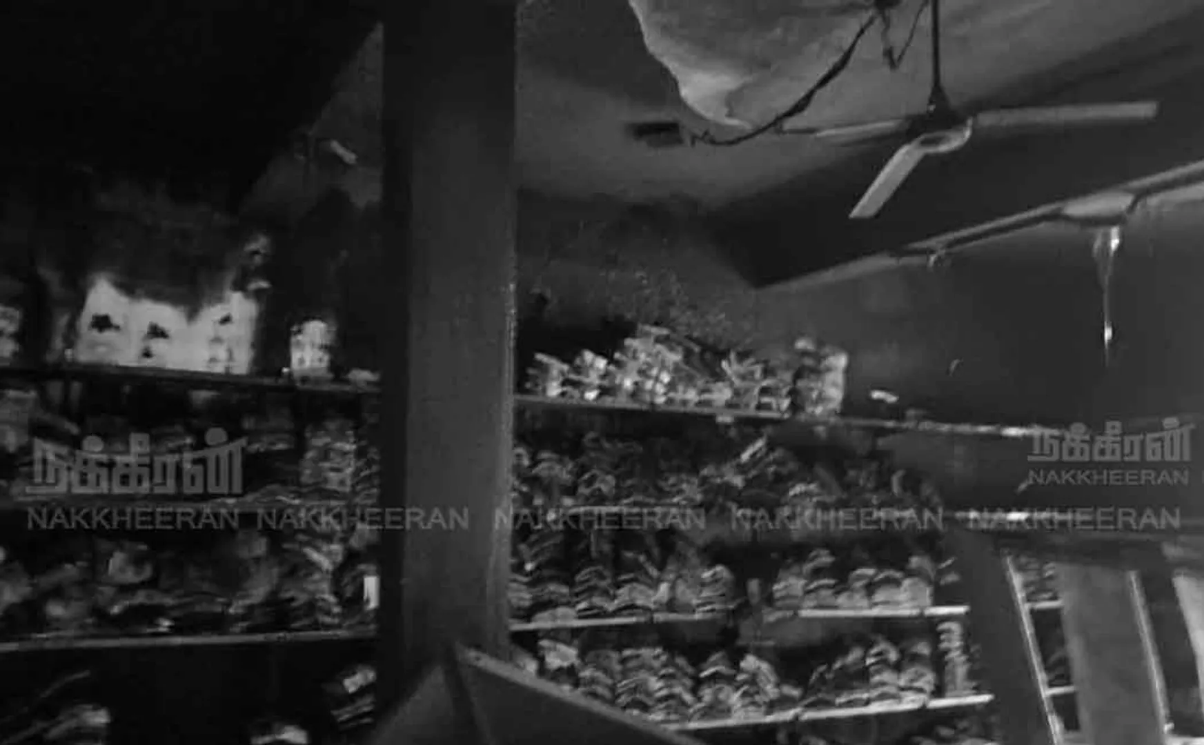 After 40 days CCTV  Camera was betrayed on fire incident clothes shop
