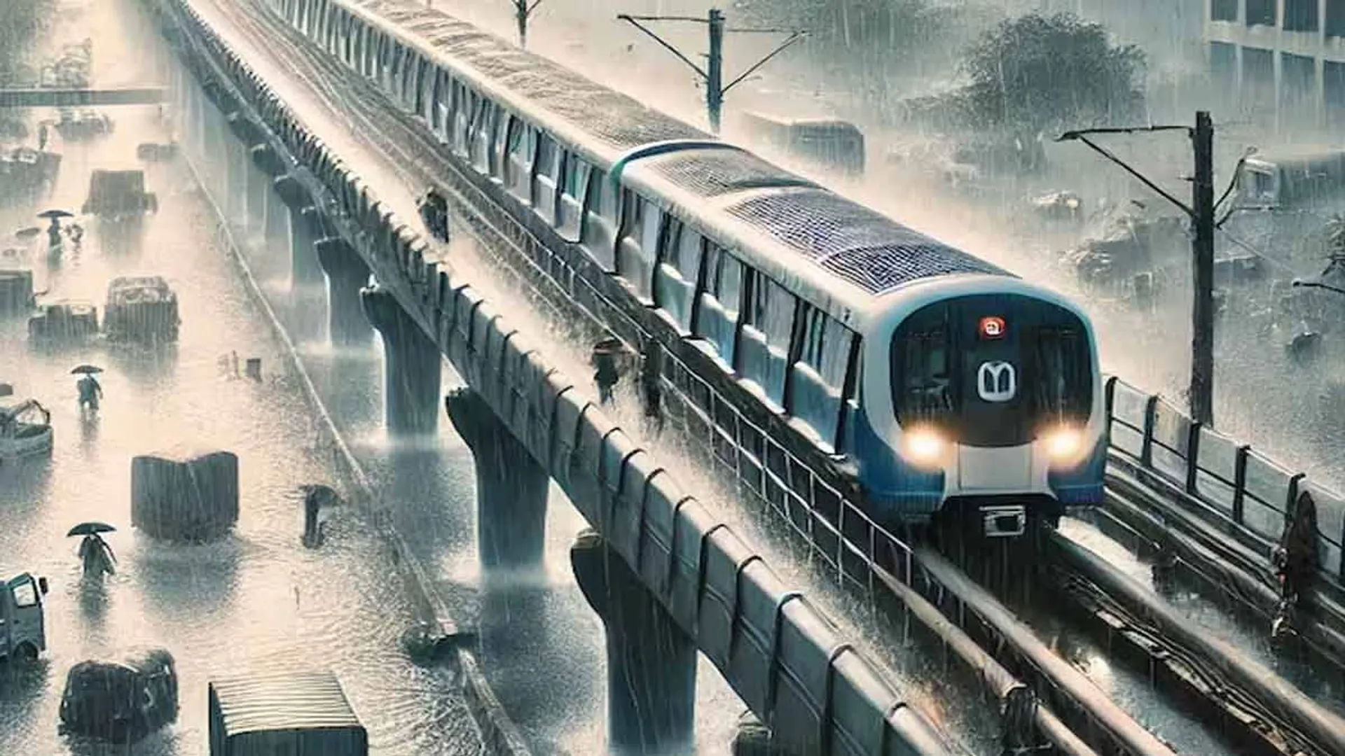 'No matter how much rain it rains, train services will not be suspended' - Metro assures