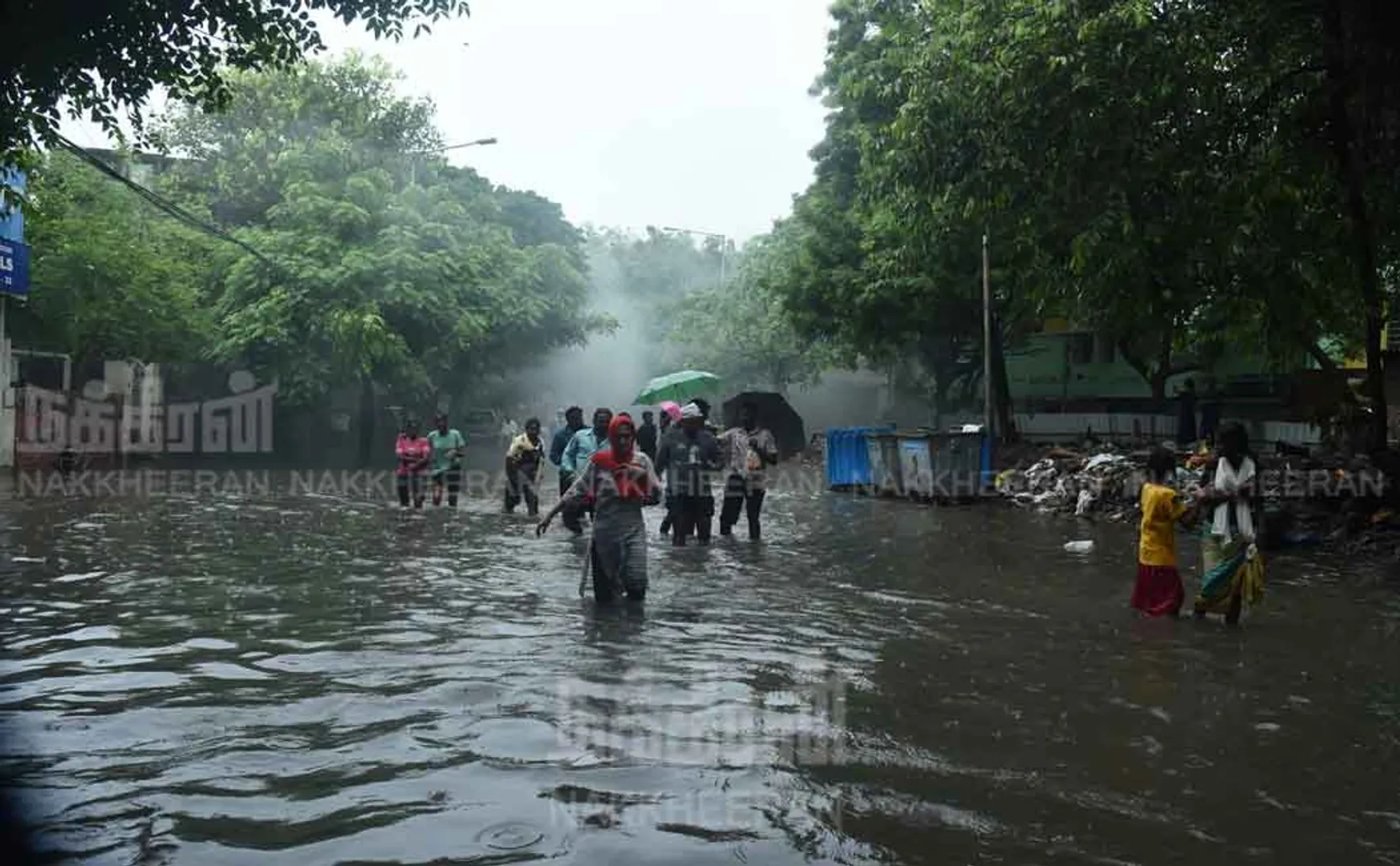 Continued heavy rain Damage to normal life in Chennai pictures