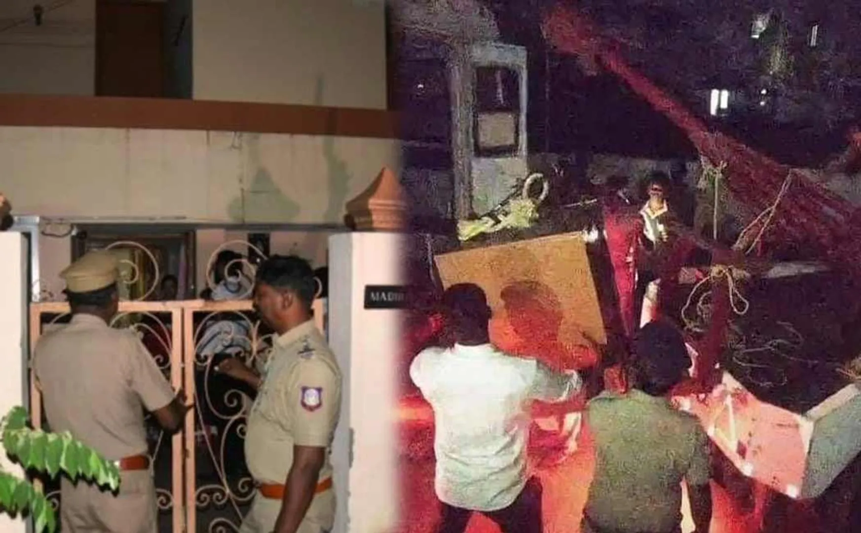police lifted locker that refused to open in house where the search took place 