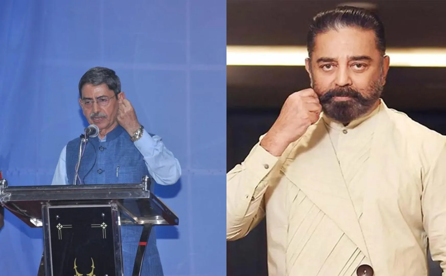 Kamal Haasan condemns the Governor for tamil thai valthu controversy