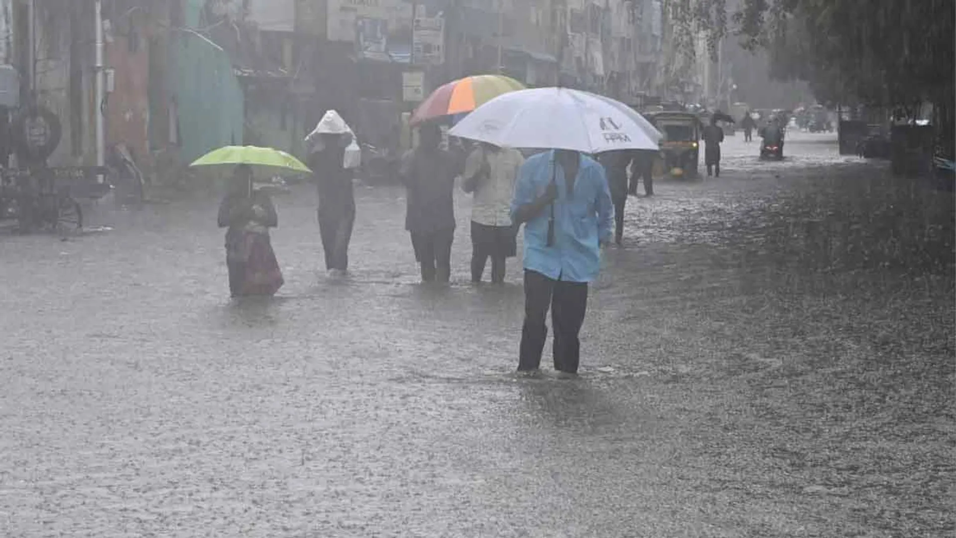  An earlier developing low pressure area; Rain in 14 districts