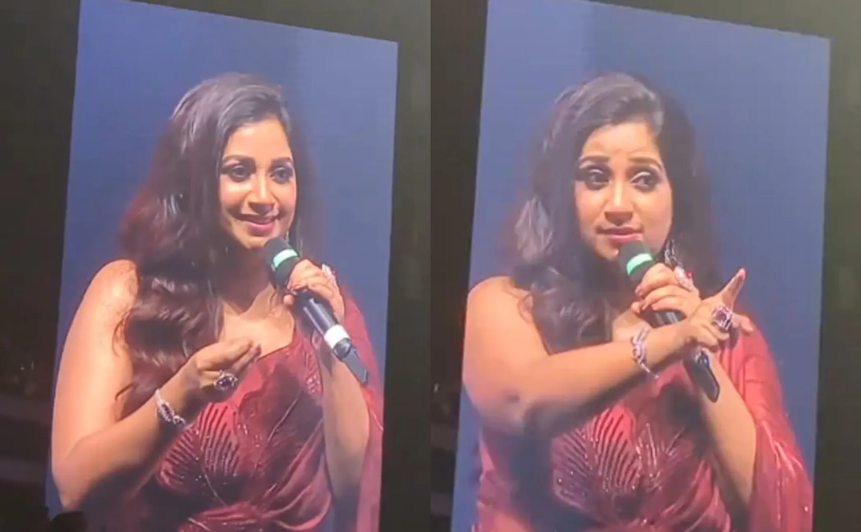 Shreya Ghoshal concert couple gets engaged
