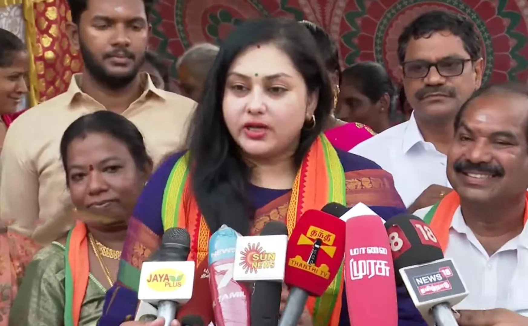 namitha about bjp 