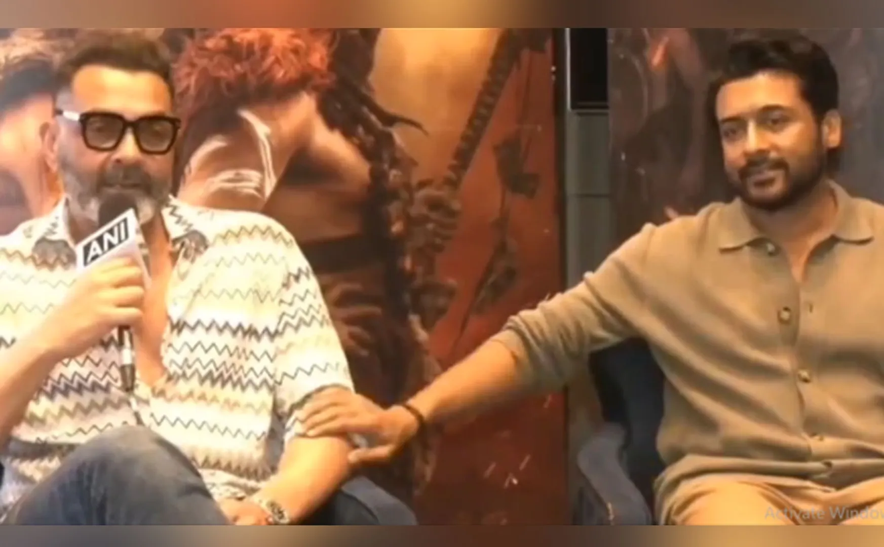 suriya gets emotional while bobby deol speak about his height