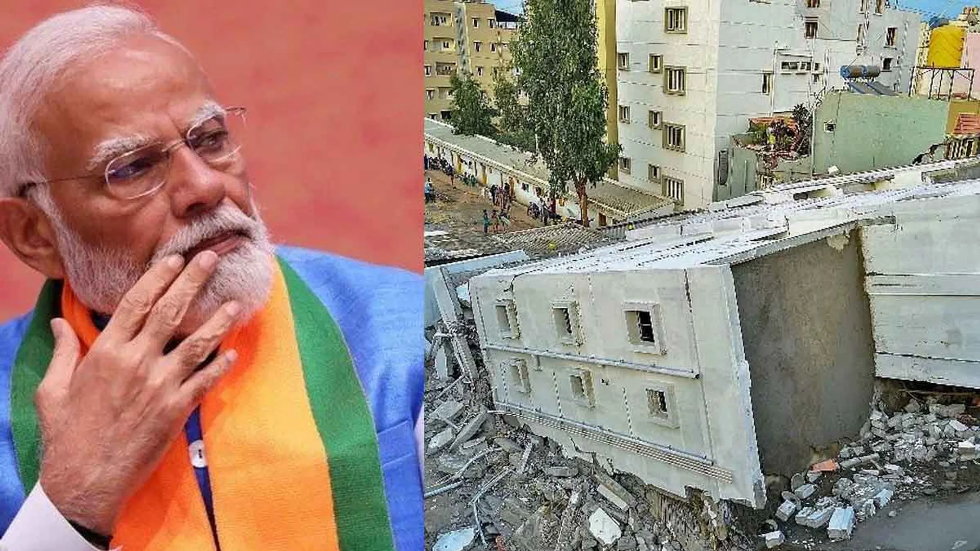  Bangalore building accident; Prime Minister Modi relief announcement