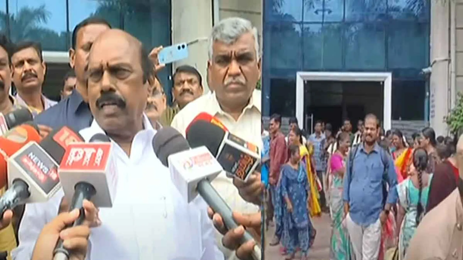 'The building is solid; Don't be afraid'- Minister AV Velu interviewed after the study