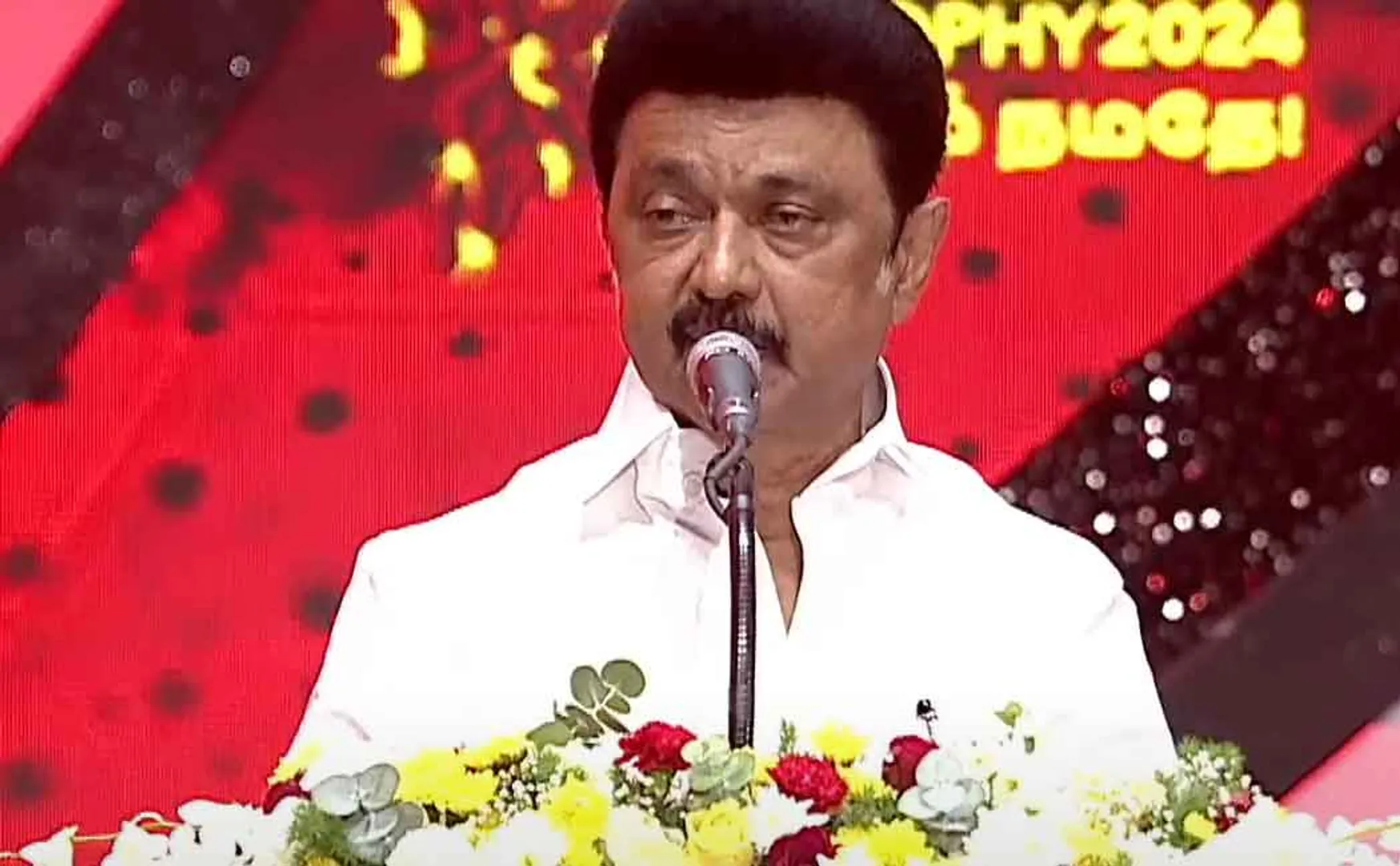 Cm mk stalin says sports department has grown and the minister t has also grown  
