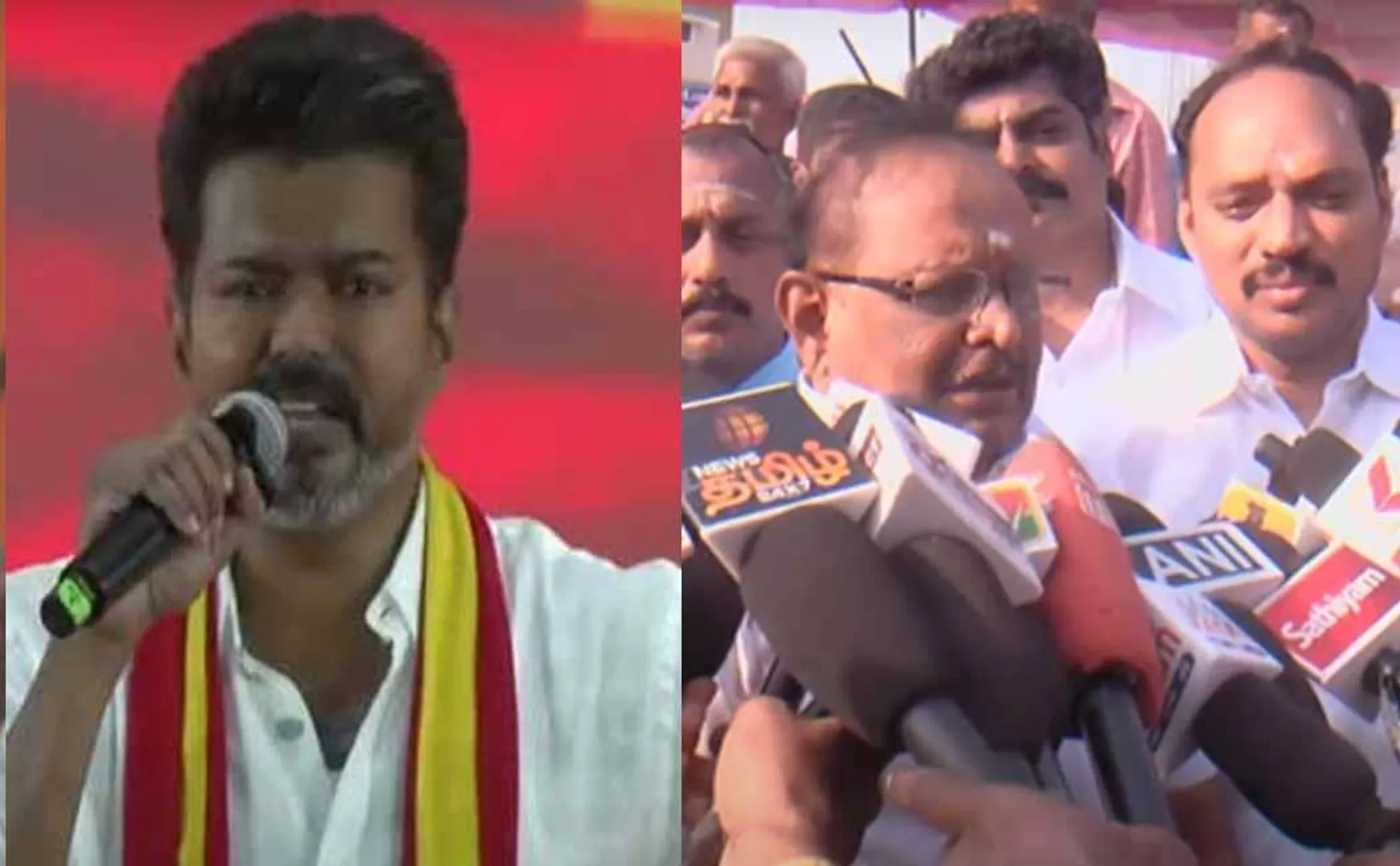 Minister Raghupathi says vijay party is bjp c team