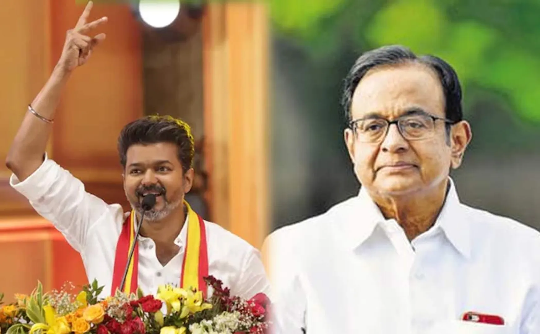 P. Chidambaram comments on Vijay opinion tvk 