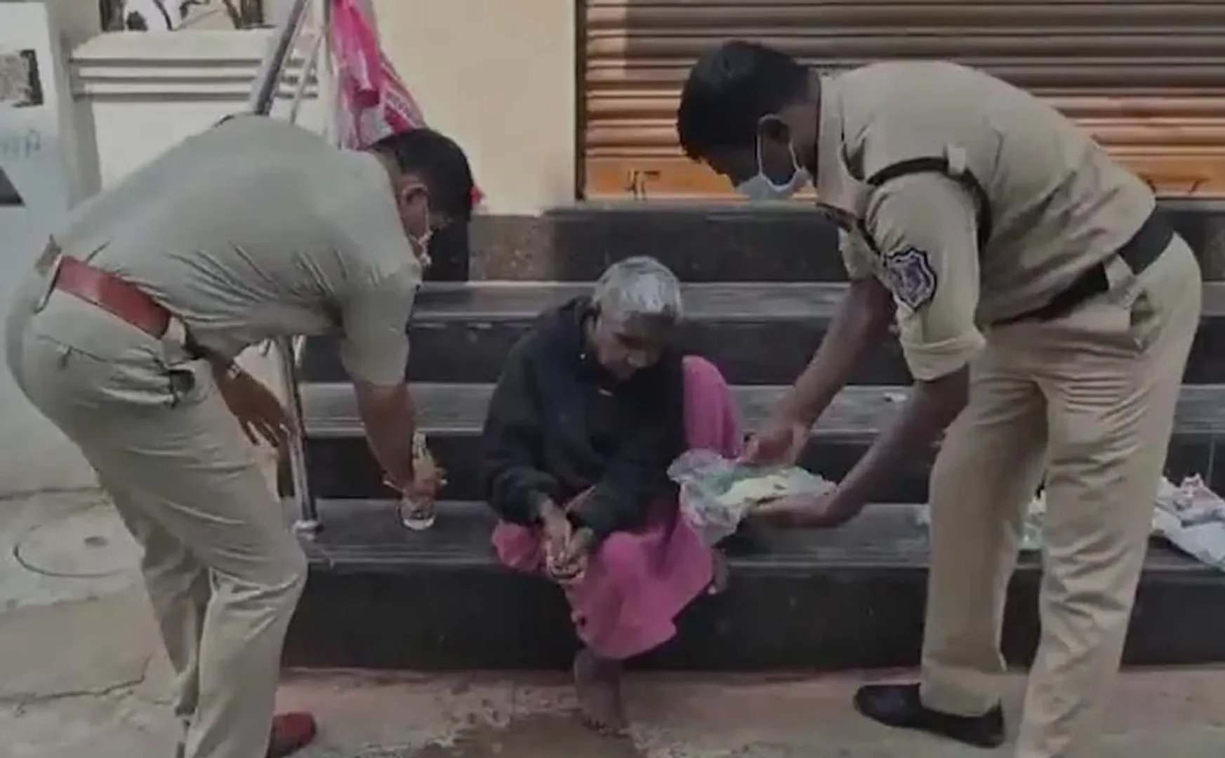 blind parents who lived with their deceased son's in telangana
