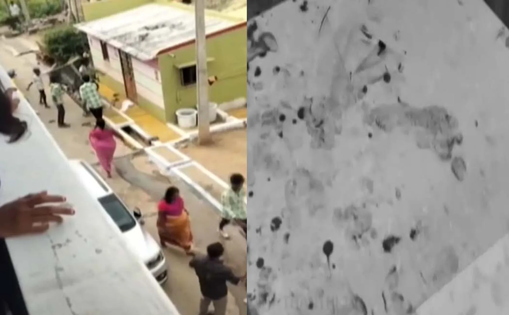 Firecrackers explode in ganja intoxication; Home invasion and homicidal assault; Melkadu village in tension