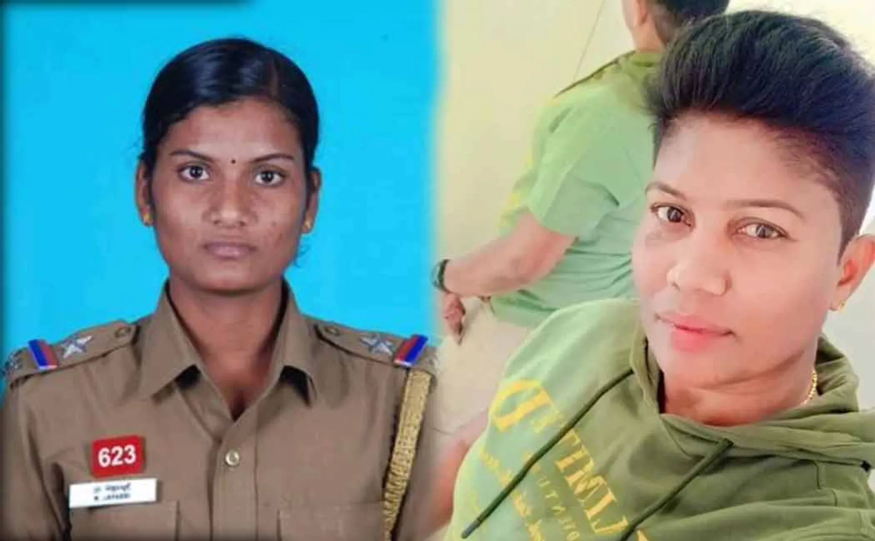 Female police sub inspector, female police officer passed away in car collision