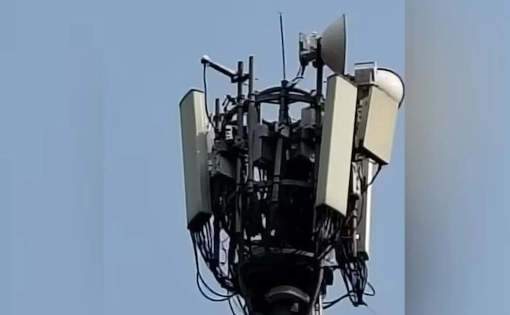 Bus driver climbs mobile tower near Samajwadi Party office in uttar pradesh