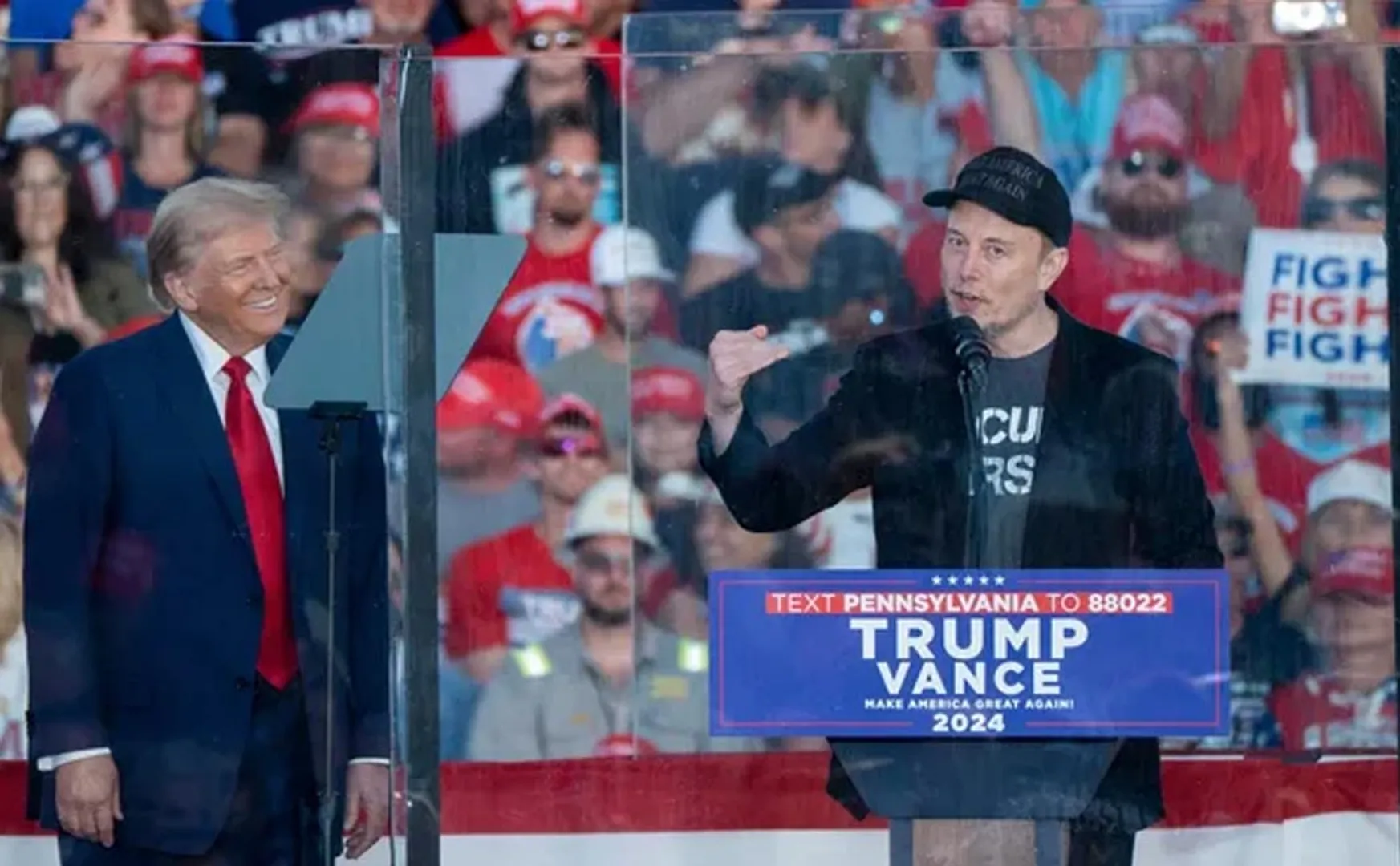 Elon Musk property increased by Trump's victory