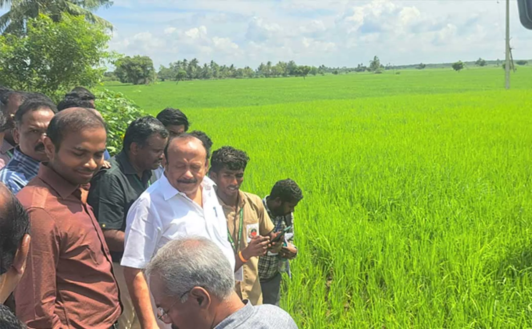 minister launched the Electronic Crop Cultivation Survey project