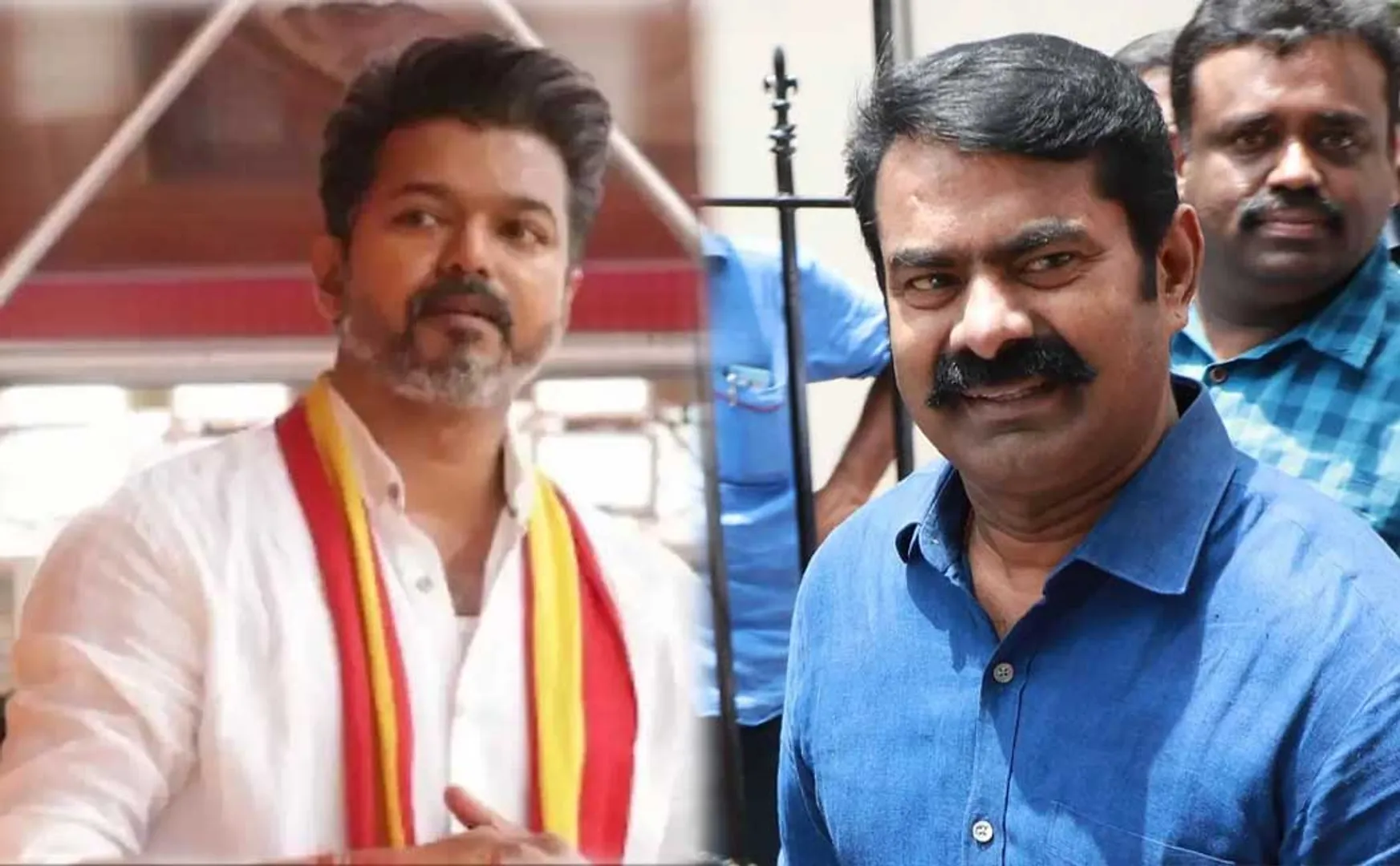 Vijay congratulated Seeman on his birthday