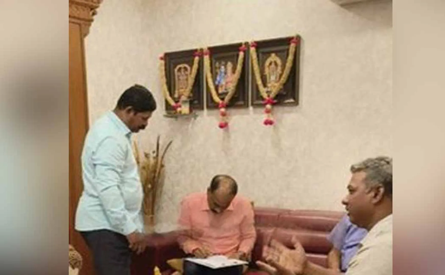 BJP state executive home raided Important documents seized