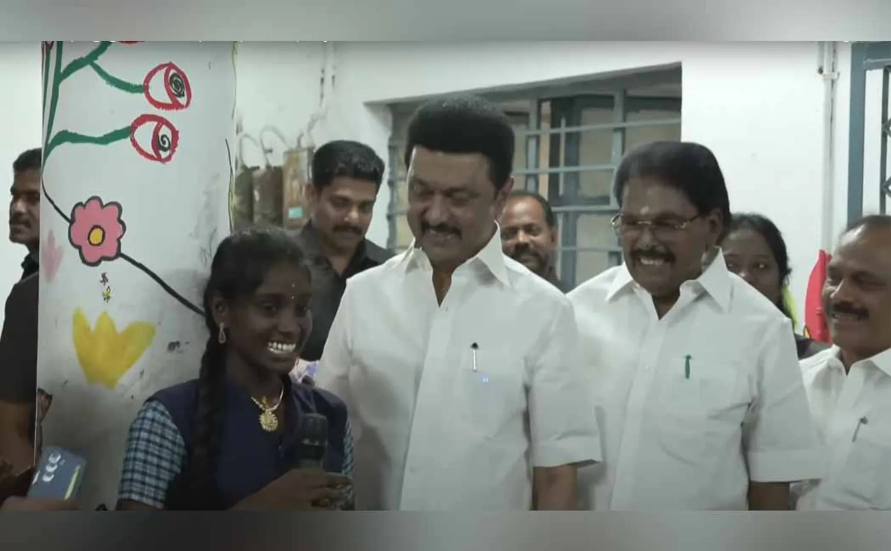 Student warm speech CM MK Stalin resilience