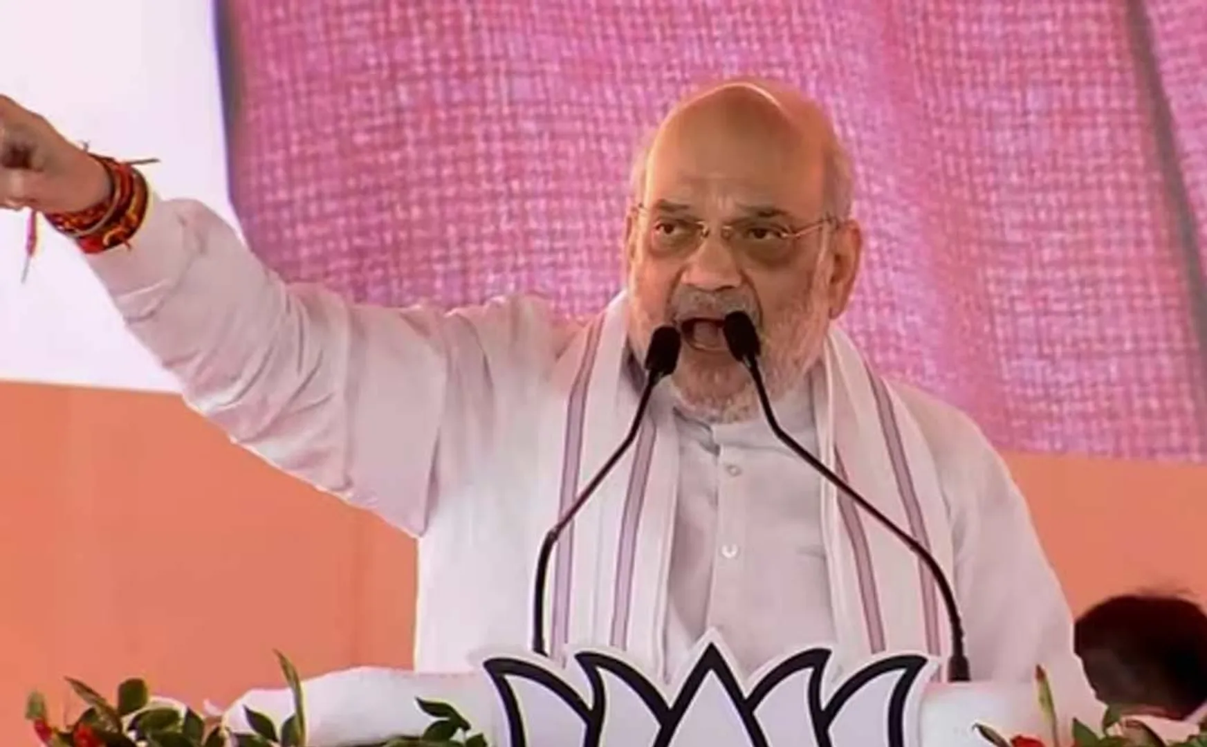 Amit Shah criticized the Congress at jharkand