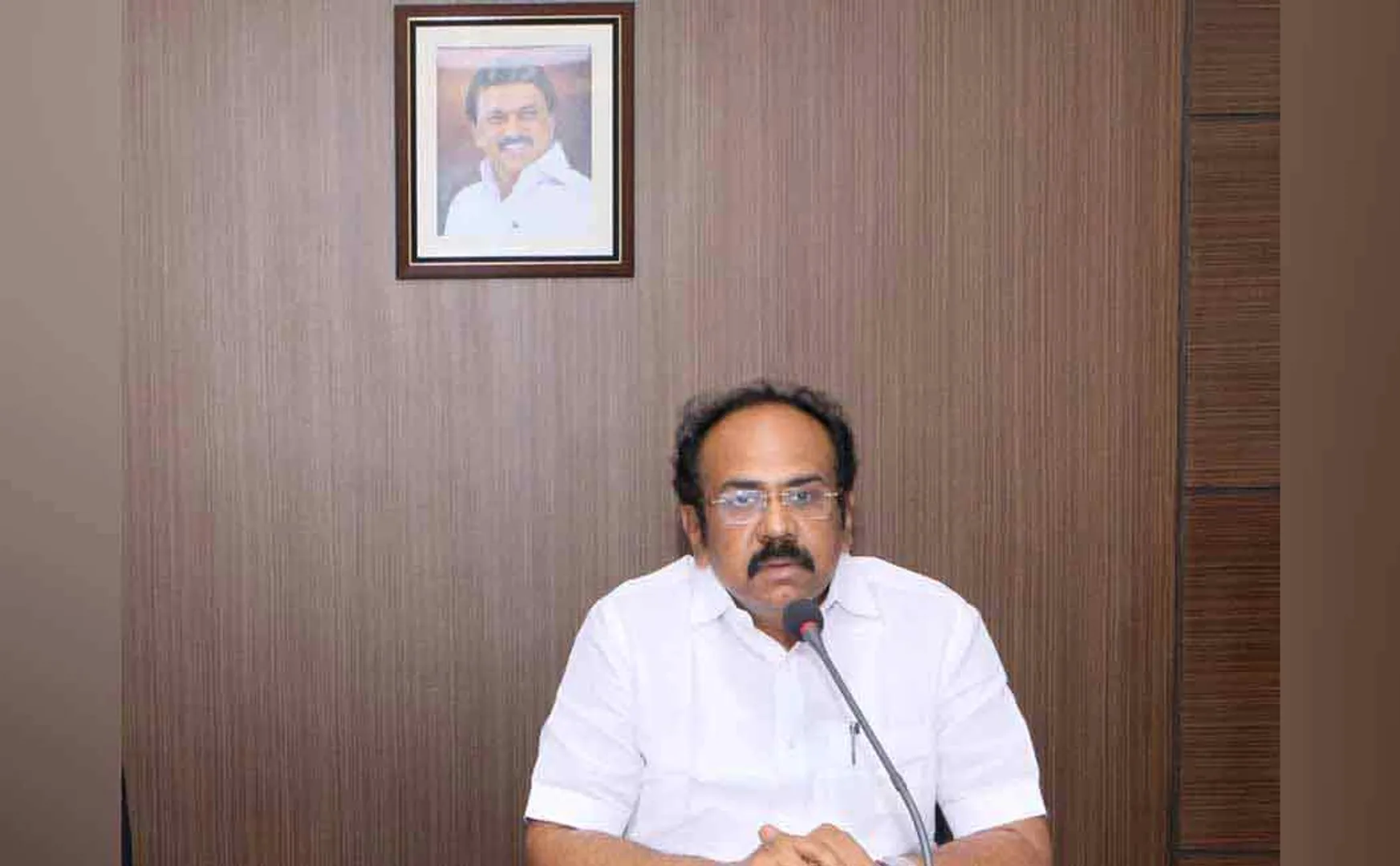Minister Thangam Tennarasu  EPS If you see the dripping crocodile tears 