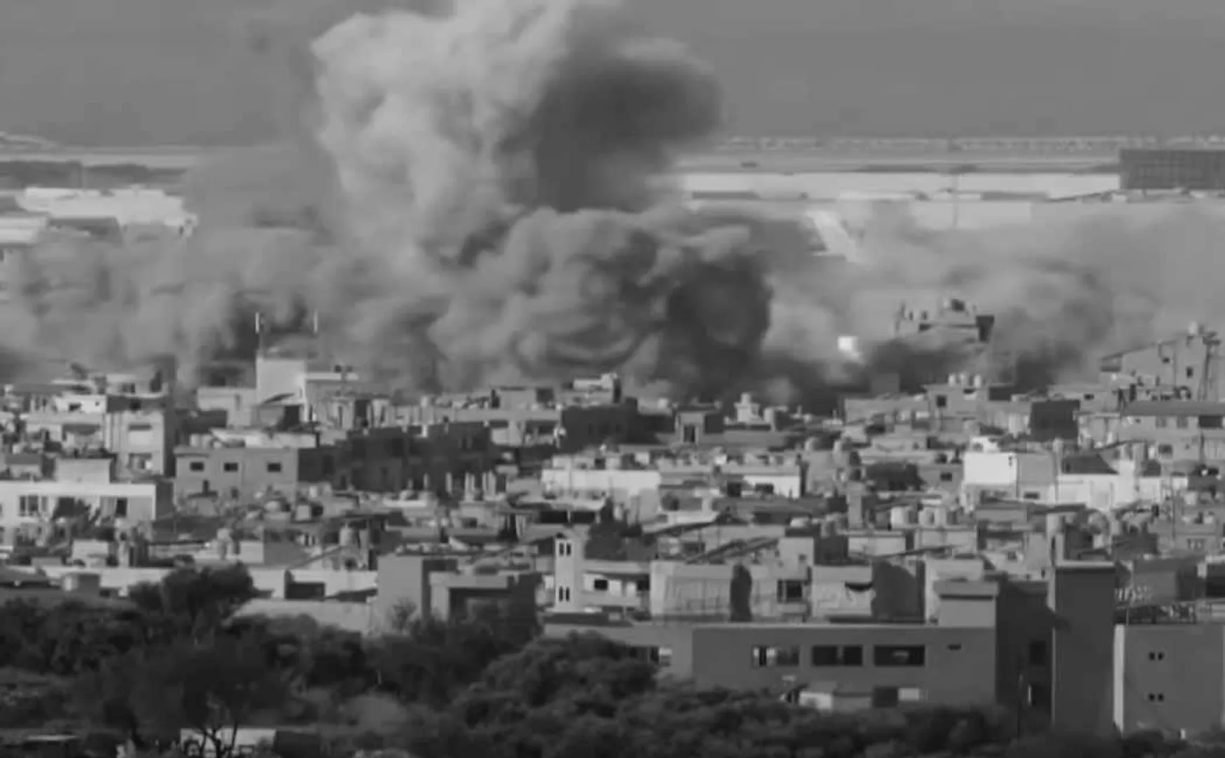 Beirut Airport near incident Buildings are ground level 