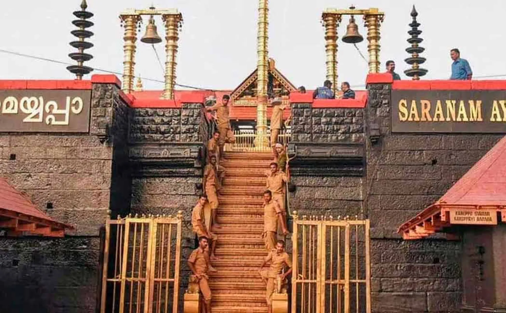 Sabarimala temple Opening walk Devotees darshan