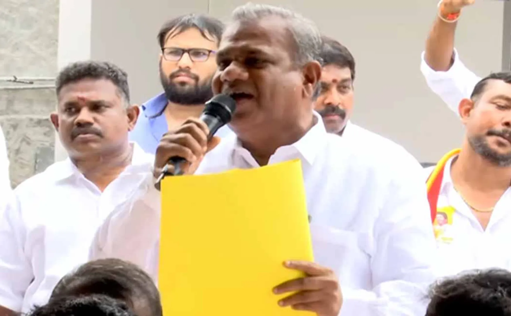 Alliance with ADMK T.V.K. Sudden explanation