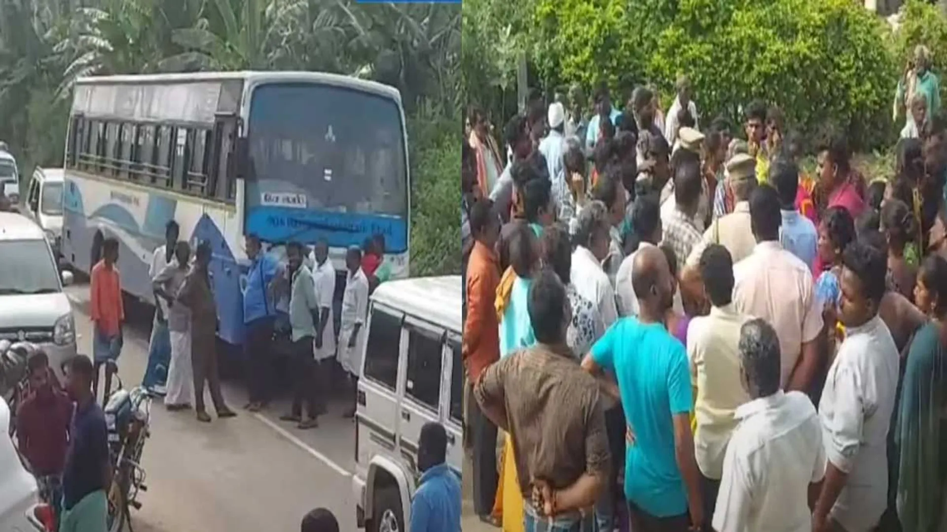 Did the woman die due to wrong treatment?-Relatives block the road