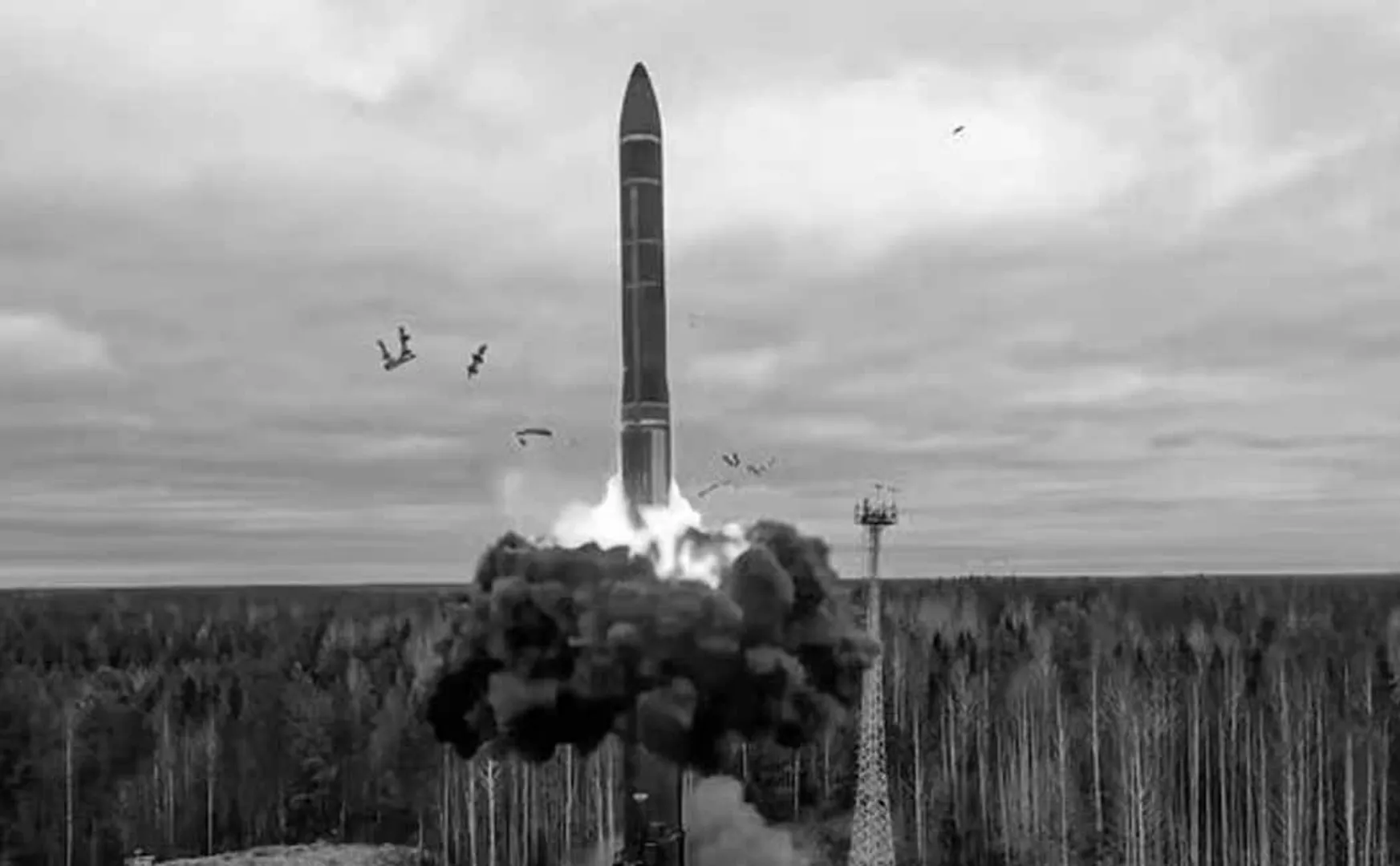 russia launches intercontinental ballistic missile