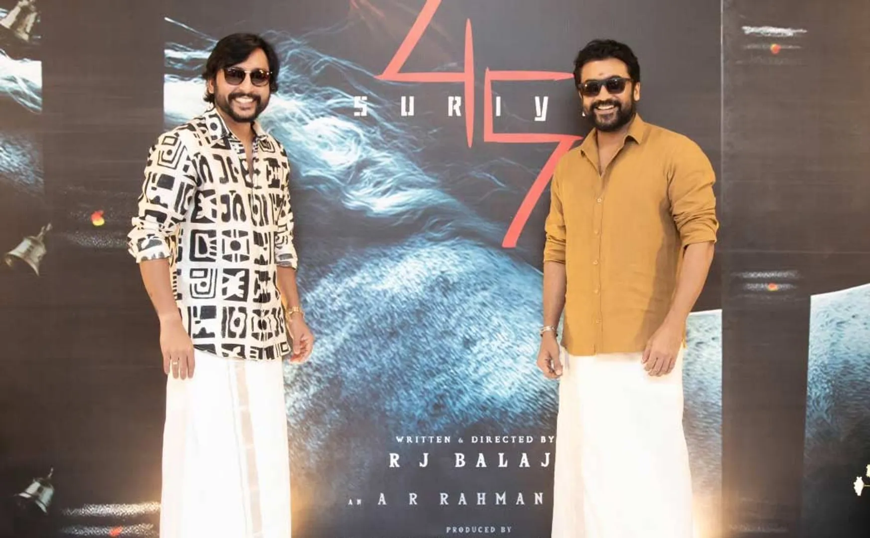 rj balaji suriya 45th movie shoot starts with pooja