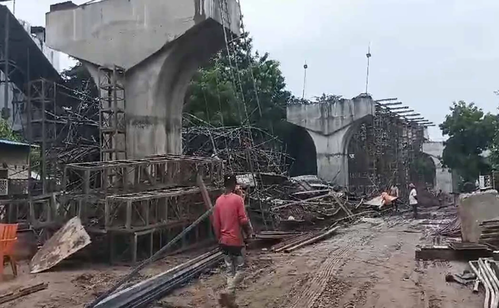 Madurai  Koripalayam Overpass collapse incident 