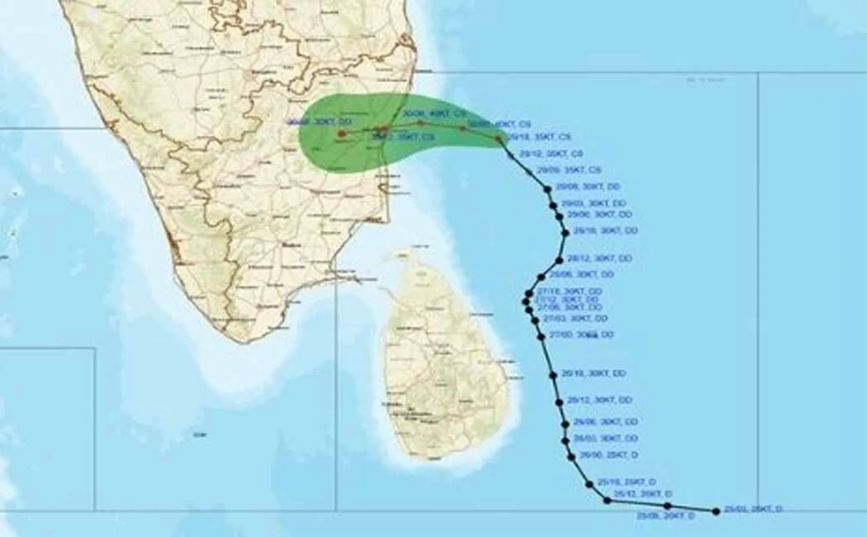 Fenchal storm accelerated