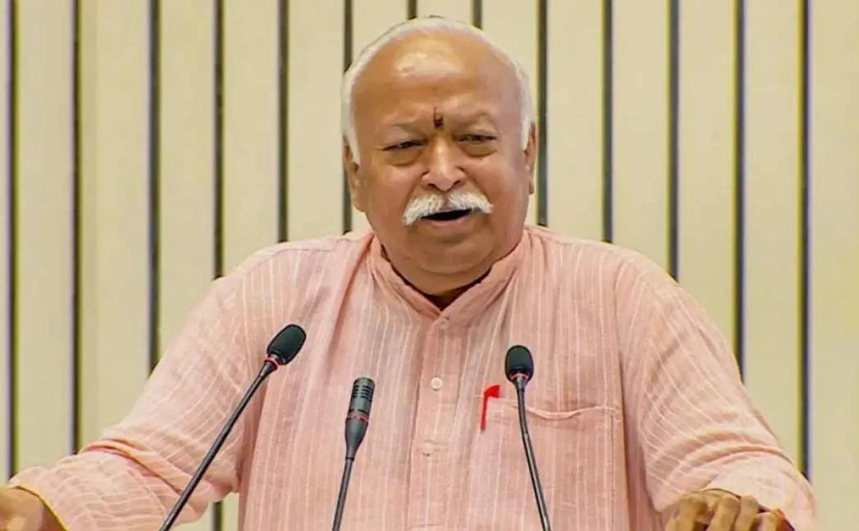 RSS  leader Talk about the controversy of the population