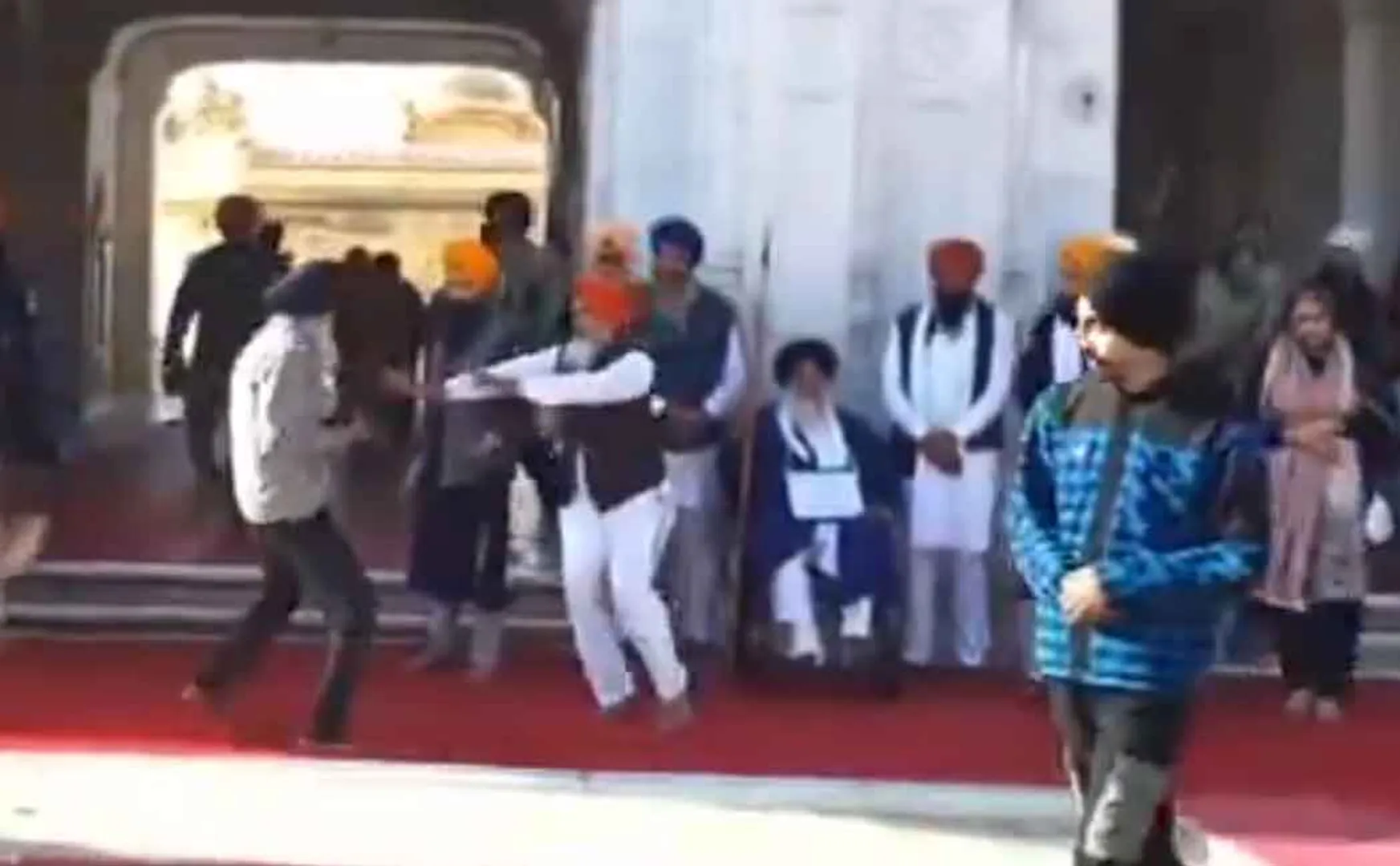 Punjab Golden Temple Sukhbir Singh Badal incident