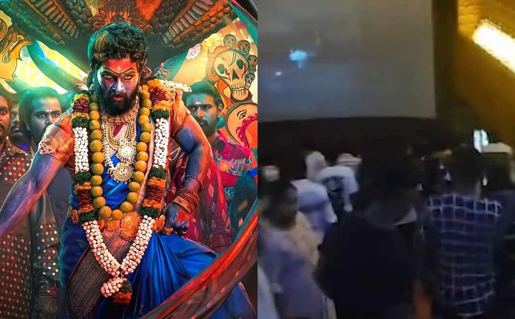 Pushpa 2 show stopped in secon half in mumbai theatre