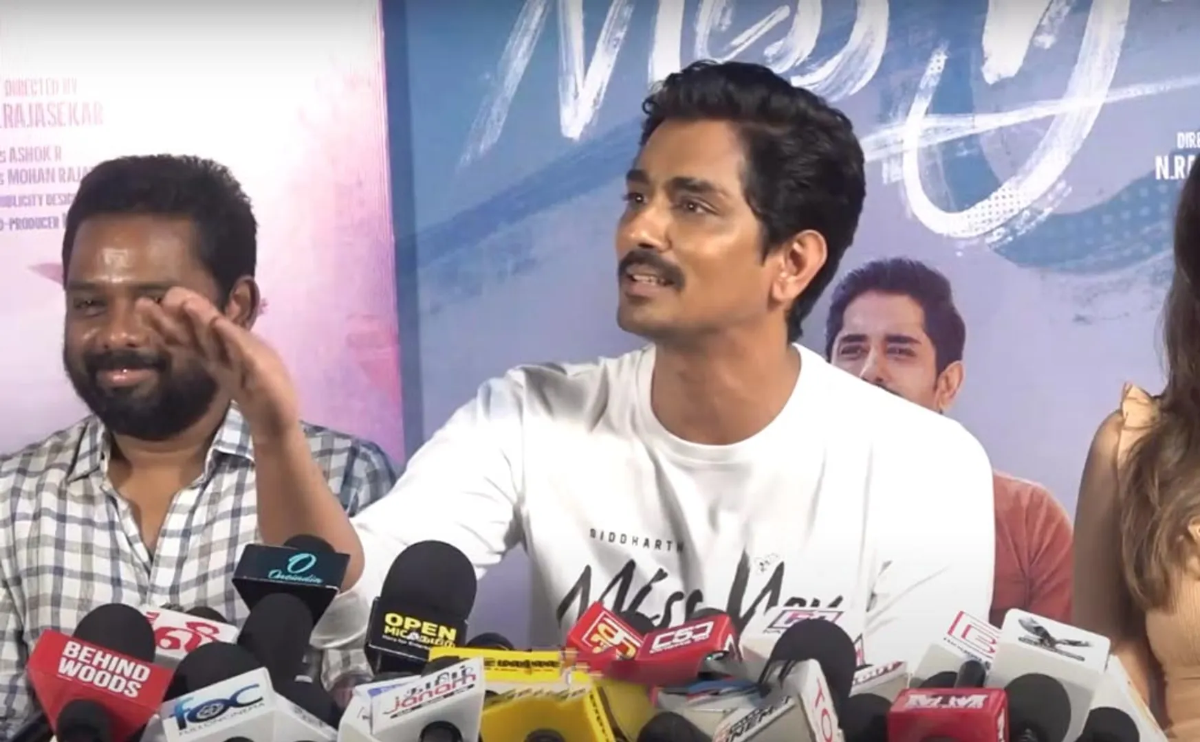 sidharth angry speech regards indian 2 