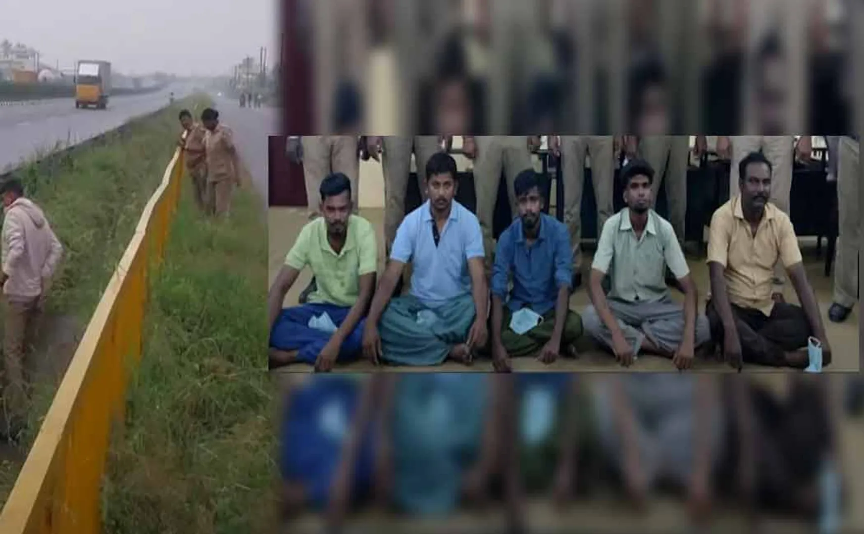 The incident in occurred on the six-lane road;  confession given by the mercenary
