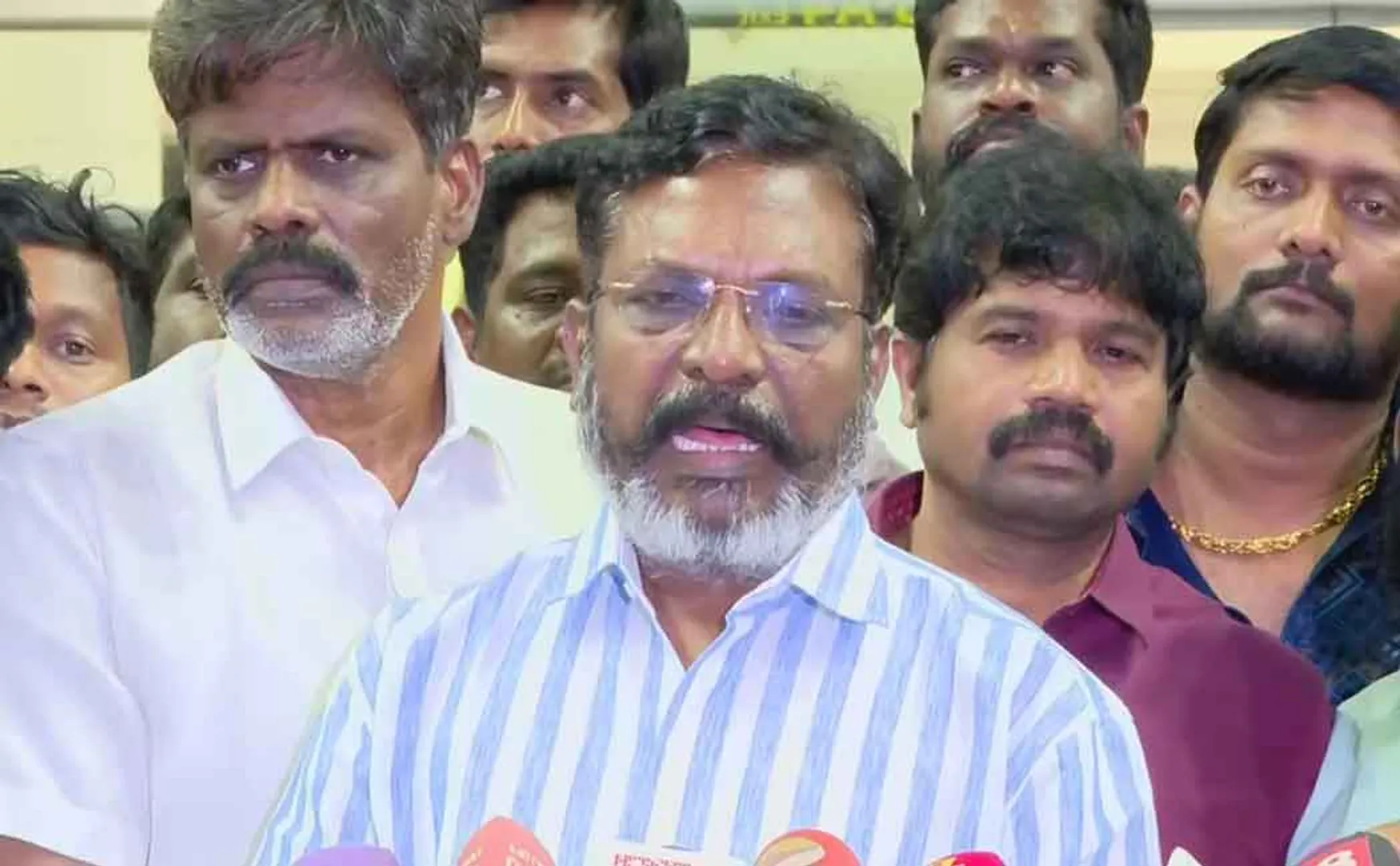 Thol. Thirumavalavan says he was one who asked Aadhav Arjuna to participate
